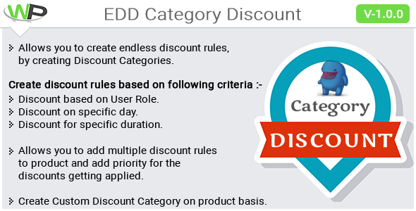 EDD Category Discount