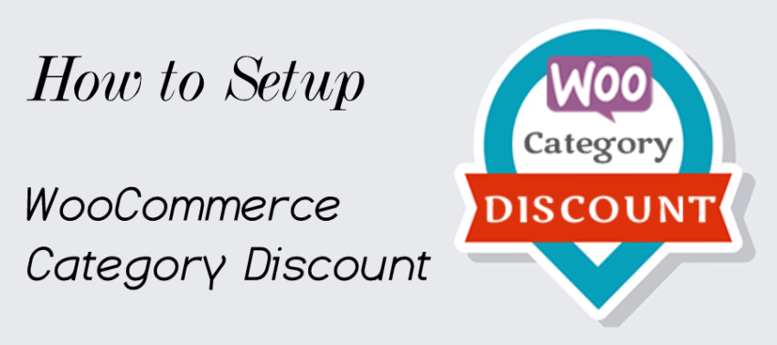 Setup WooCommerce Category Discount