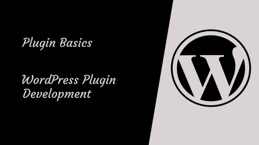 Plugin Basics - WordPress Plugin Development