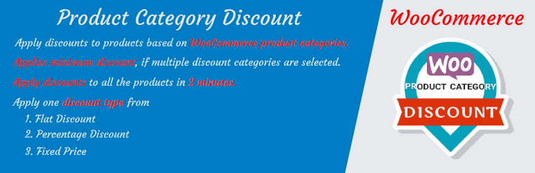 Product Category Discounts for WooCommerce